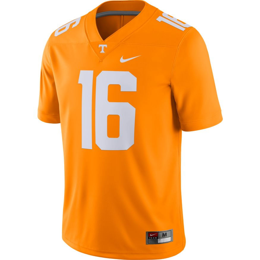 Men's Nike Tennessee Volunteers Dri-Fit Peyton Manning Game Jersey (Orange) XXL