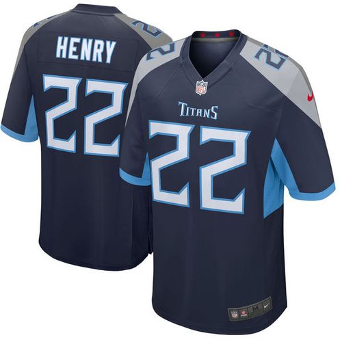 Youth Nike Tennessee Titans Derrick Henry Game Jersey (Navy)