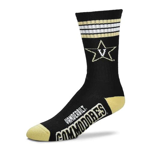 Vanderbilt Commodores 4 Striped Deuce Sock