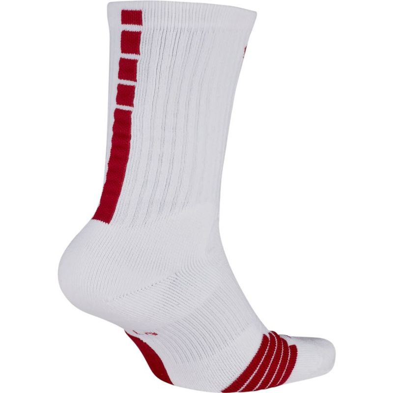 red and white elite socks