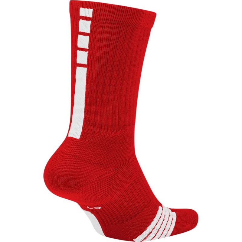 red and white elite socks