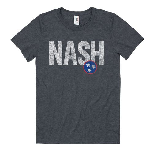 Men's Nash Impacted Short Sleeve T-Shirt (Heather Grey)
