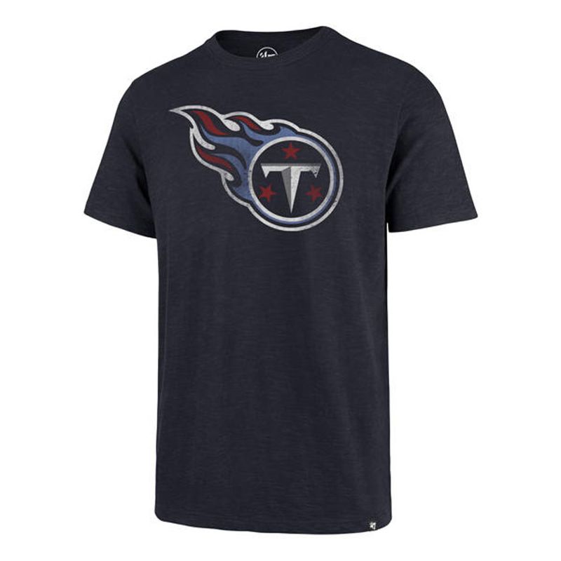 47 Brand Men's Tennessee Titans Logo Grit Scrum T-Shirt | Navy