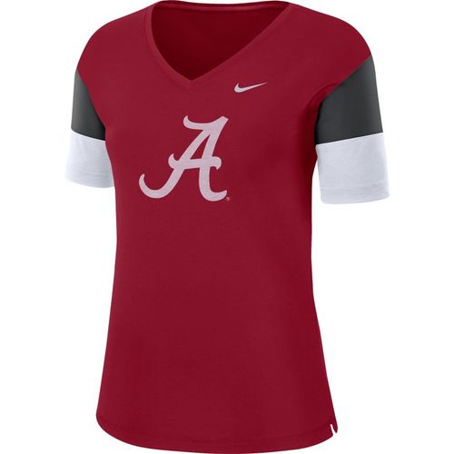Women's Nike Alabama Crimson Tide Breathe T-Shirt (Crimson/Black)