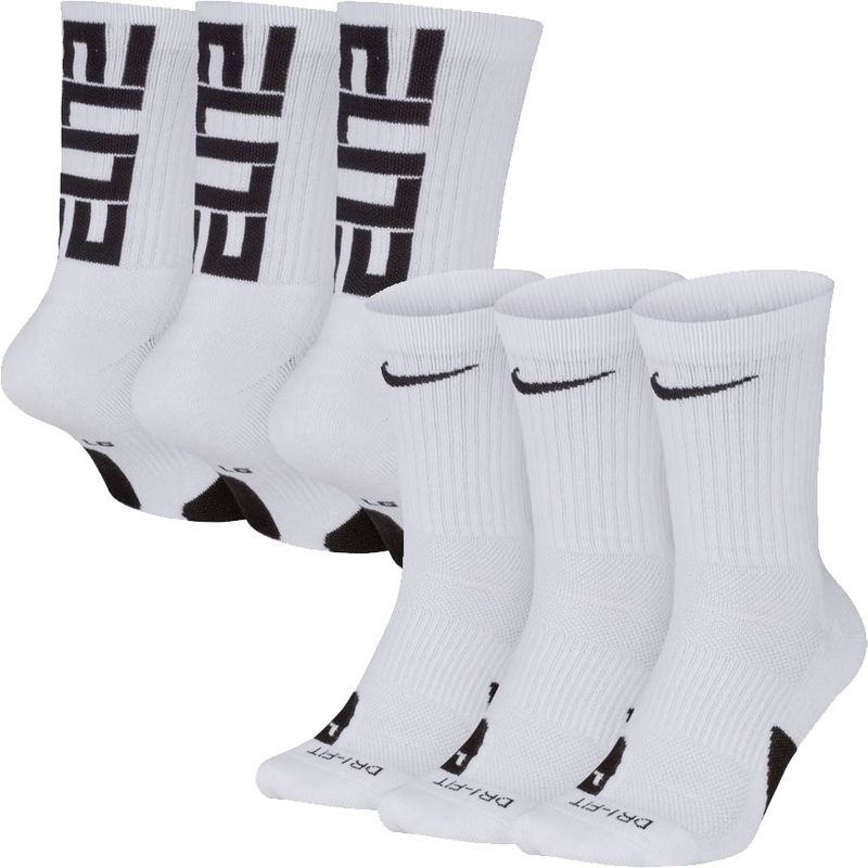 nike elite black socks