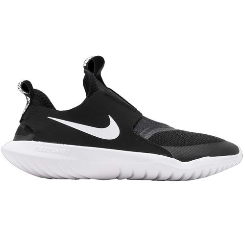 Grade School Nike Flex Runner (Black/White)