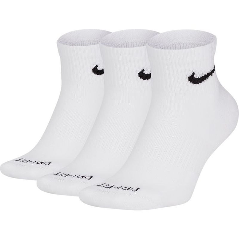 nike dri fit ankle socks black