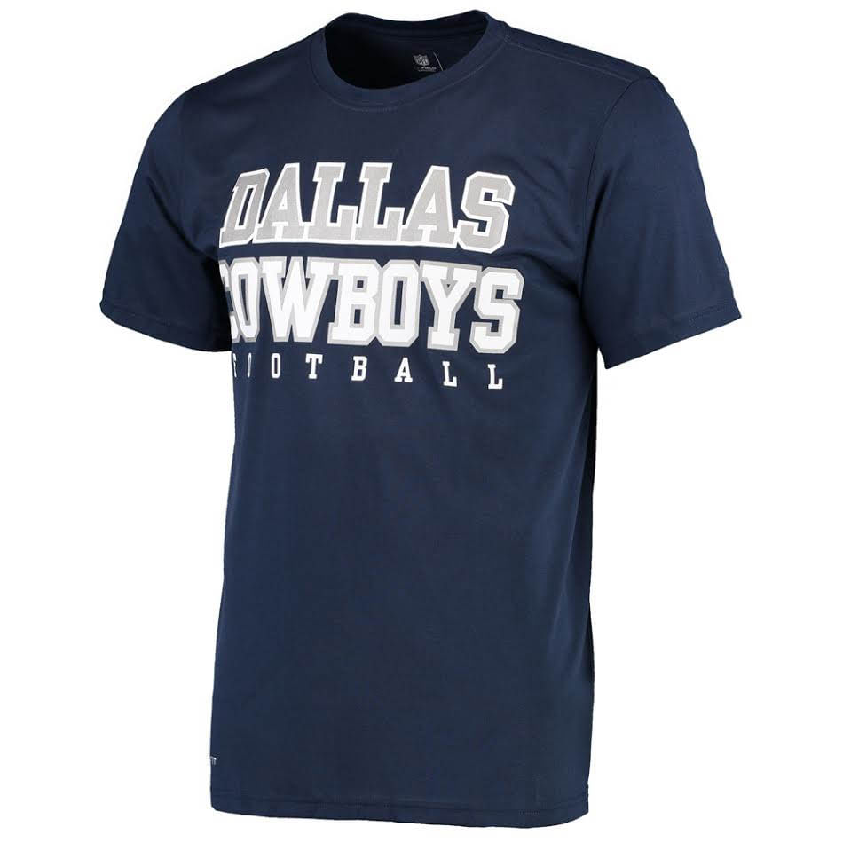 Men's Dallas Cowboys Fanatics Branded Navy Team Lockup T-Shirt