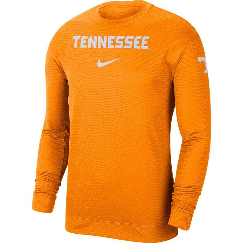 orange dri fit long sleeve shirt