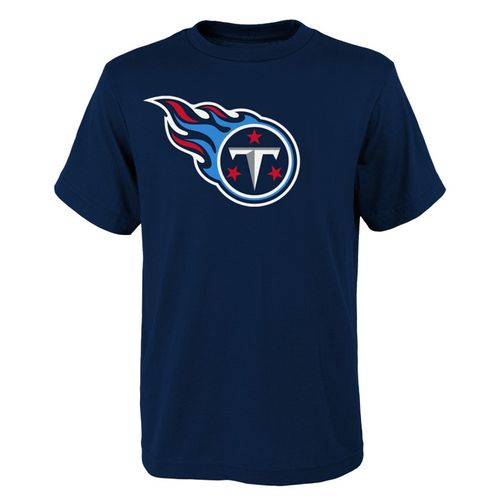 Youth Tennessee Titans Primary Logo T-Shirt (Navy)