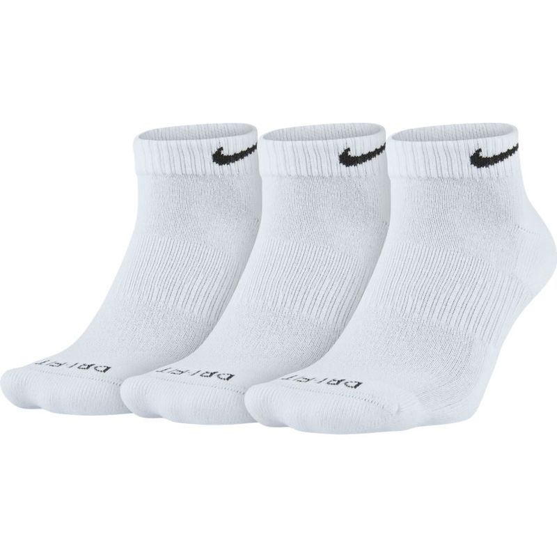 nike cushioned socks white