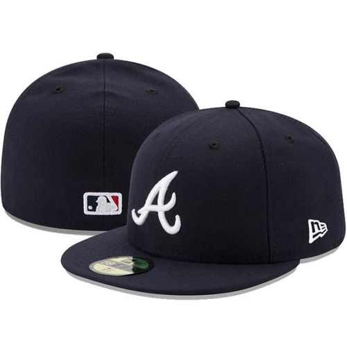 New Era Atlanta Braves On-Field 59Fifty  2017 Fitted Hat | Navy