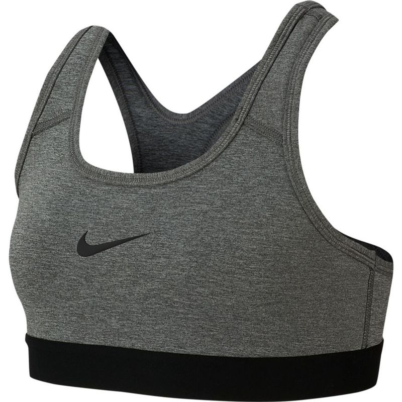 gray nike sports bra