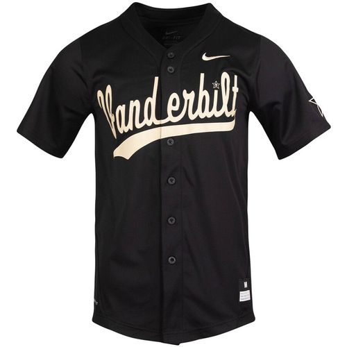 Men's Nike Vanderbilt Commodores Replica Baseball Jersey (Black)