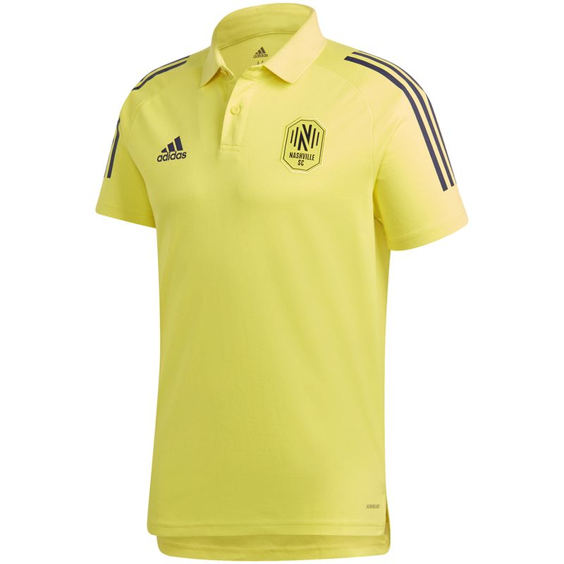 adidas yellow polo