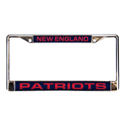 New England Patriots Laser Cut Chrome Frame (Silver)