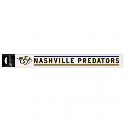 Nashville Predators 2”X17” Perfect Cut Decal