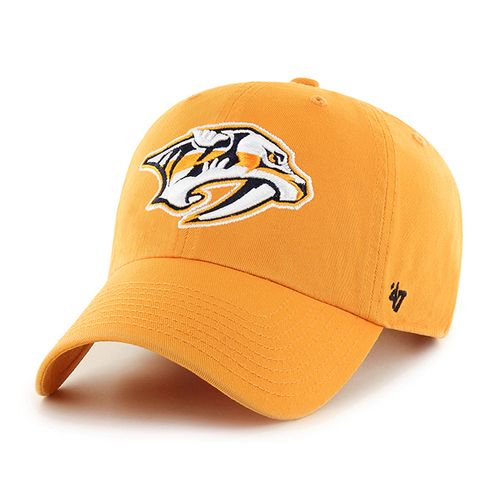 '47 Brand Nashville Predators Pred Head Adjustable Clean Up Hat (Gold)