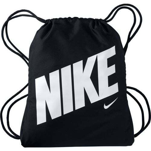 Nike Graphic Drawstring Bag (Black/White)