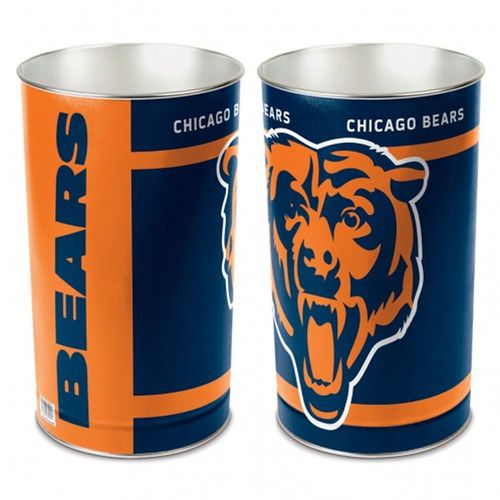 Chicago Bears Tapered Trashcan