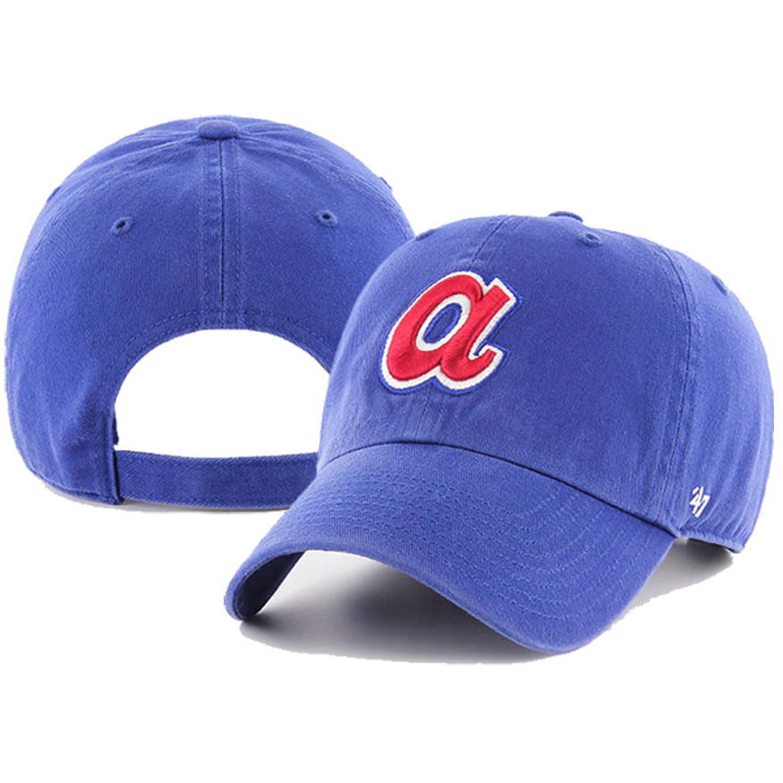 Adult '47 Brand Atlanta Braves 2021 World Series Champions Clean Up Hat