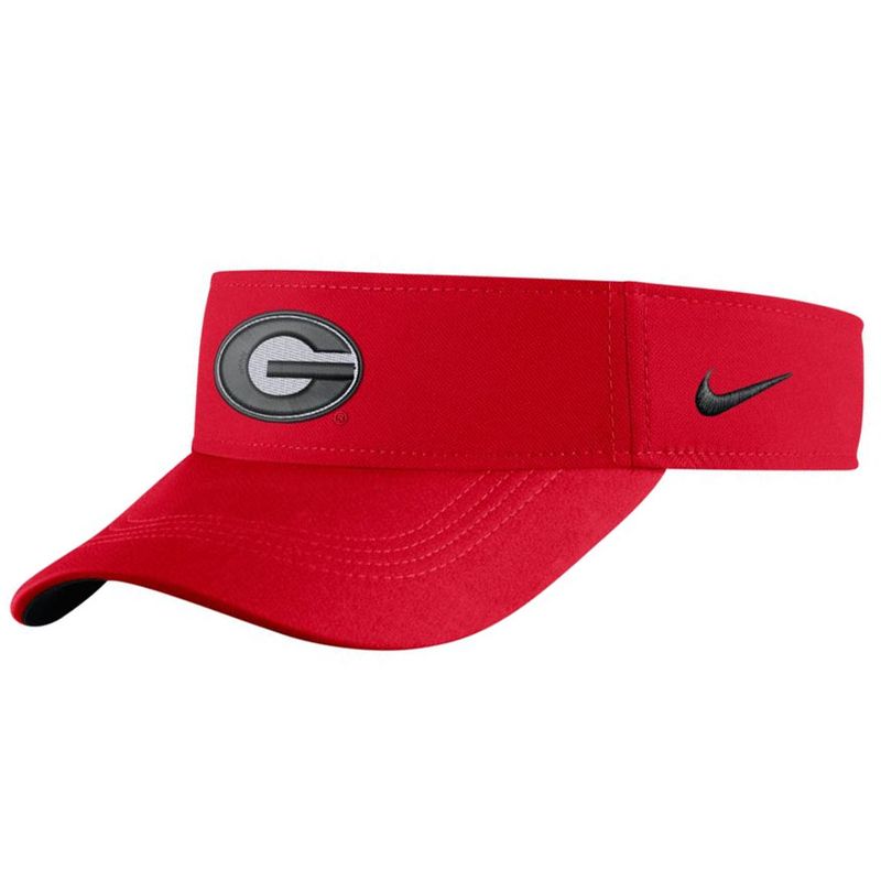 red nike sun visor