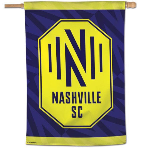 Nashville Soccer Club Vertical Flag (Navy)