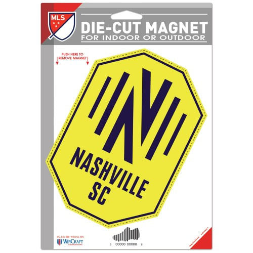 Nashville Soccer Club Die Cut Logo Magnet