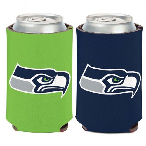 Seattle Seahawks Logo Double Sided Can Cooler