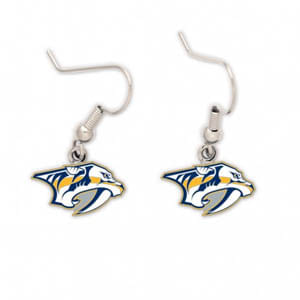 Nashville Predators Wire Logo Earrings