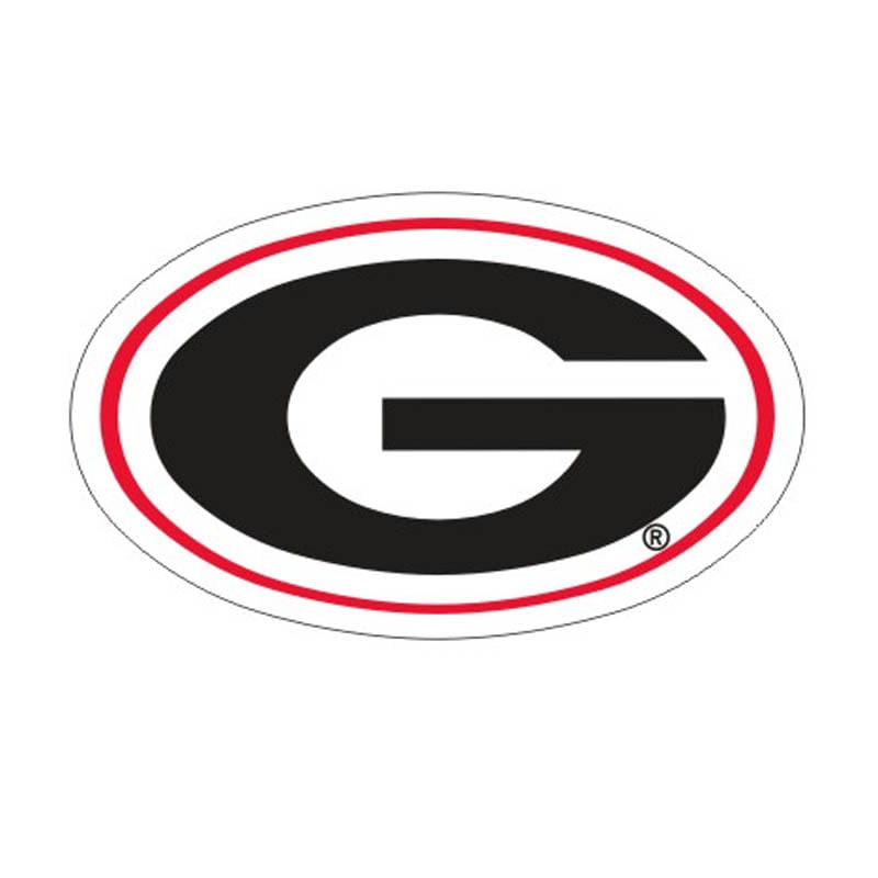 Georgia Bulldogs G Logo Vinyl Decal / Sticker 5 Sizes!!!