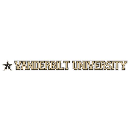 Vanderbilt Commodores Vanderbilt University Strip Decal