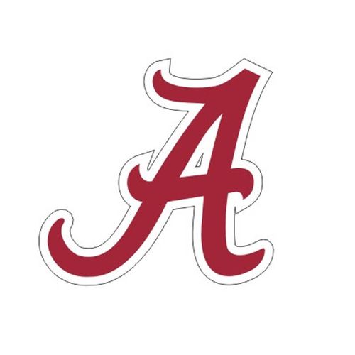 Alabama Crimson Tide Script "A" Magnet
