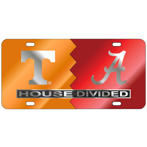 House Divided License Plate - Custom Order with YOUR teams | Auto  Accessories