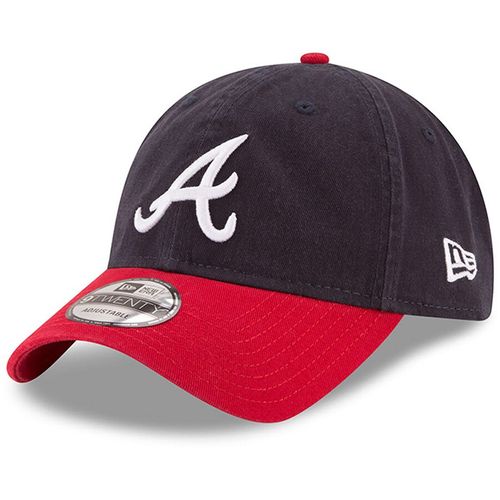 New Era Atlanta Braves Core Classic Hat (Navy/Red)