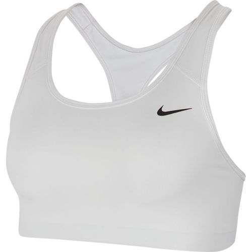 Women's Nike Swoosh Sports Bra (White/Black)
