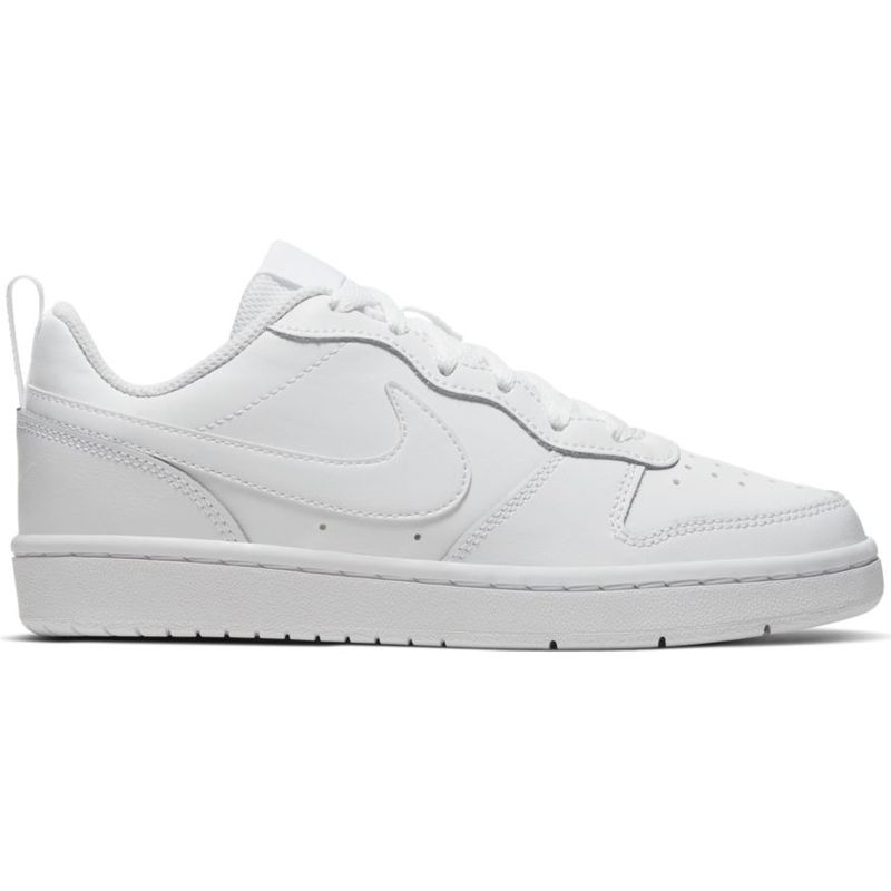 Nike Court Borough Low 2 (Grade School) Shoes White / White-White  BQ5448-100