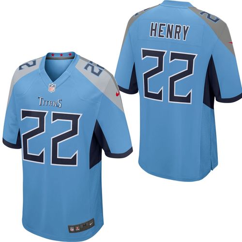 Men's Nike Tennessee Titans Derrick Henry Alternate Game Jersey (Coast)