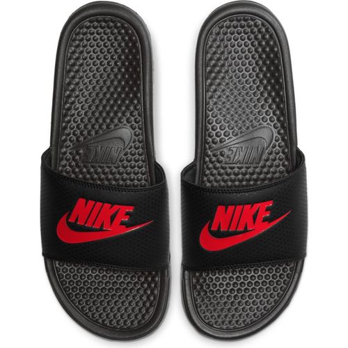 Men's Nike Benassi Just Do It Slide (Black/Red)