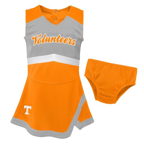 Toddler Tennessee Volunteers Cheer Dress (Orange)