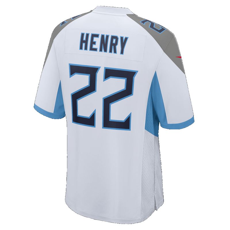 Limited Men's Derrick Henry White Road Jersey - #22 Football Tennessee  Titans 100th Season Vapor Untouchable Size 40/M