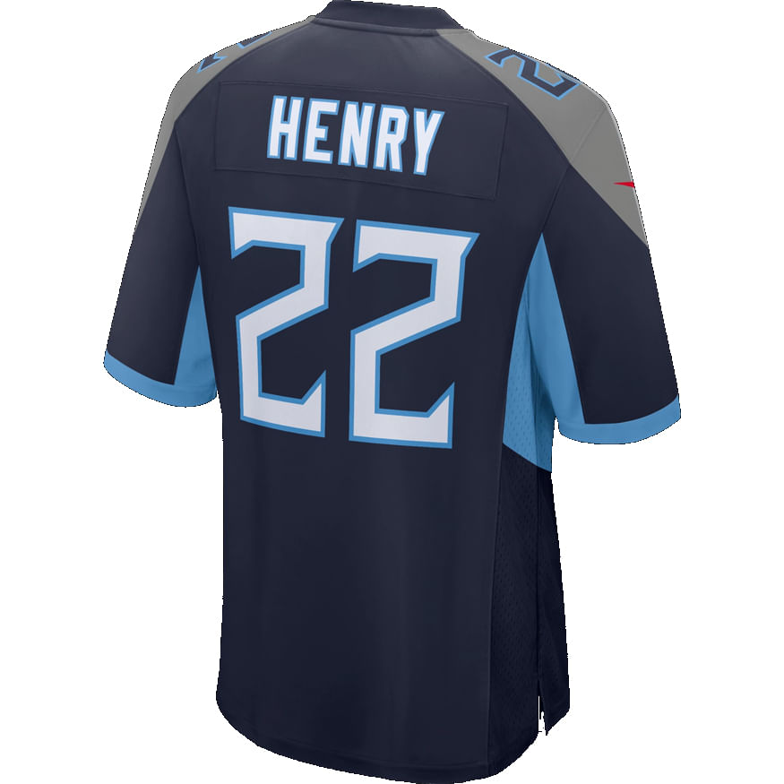 Men's Nike Tennessee Titans Derrick Henry Home Game Jersey (Navy) XXL Navy 2340