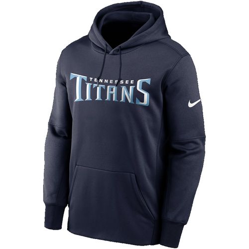 Men's Nike Tennessee Titans Wordmark Hooded Fleece (Navy)