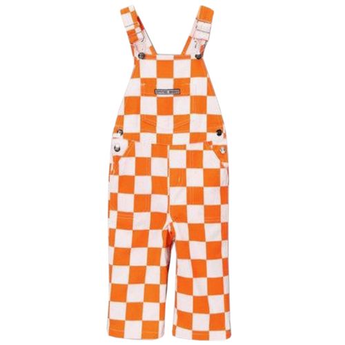 Youth Tennessee Volunteers Checkerboard Overalls (Orange/White)