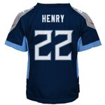 Nike Youth Tennessee Titans Derrick Henry #22 Atmosphere Grey Game