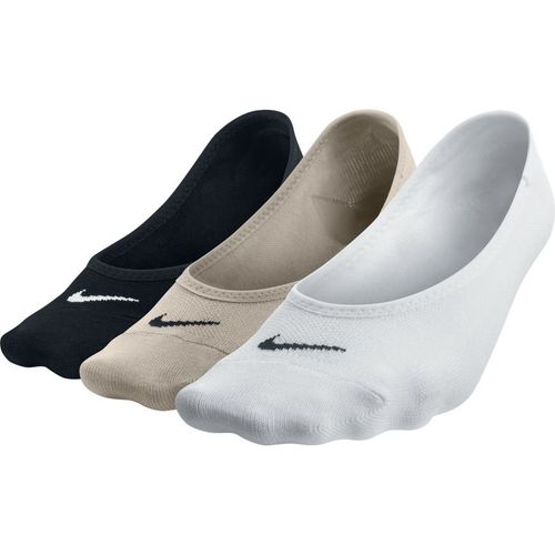 Women's Nike 3 Pack Everyday Footie Sock (Black/Nude/White)