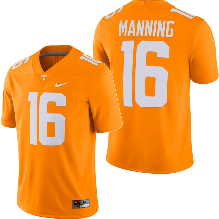 Men's Nike Tennessee Volunteers Dri-Fit Peyton Manning Game Jersey (Orange) XXL