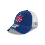 Men's Atlanta Braves New Era Royal Cooperstown Collection Trucker 9FORTY  Adjustable Hat