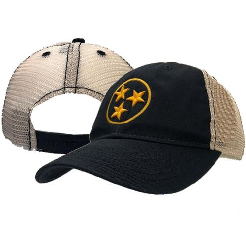 Legacy Tri-Star Off Road Trucker Adjustable Hat (Navy/Mesh)