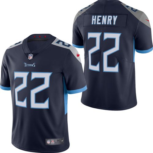 Men's Nike Tennessee Titans Derrick Henry Limited Home Jersey (Navy)